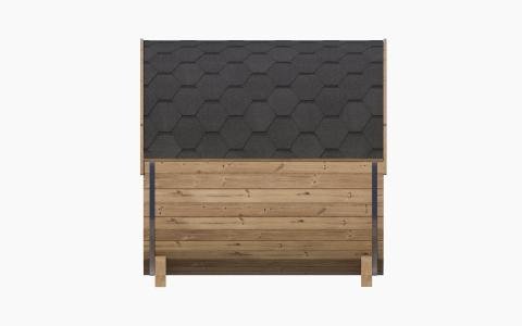 SaunaLife SaunaLife Ergo-Series Model E7 4 Person Sauna Barrel - Traditional Sauna