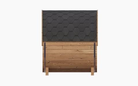 SaunaLife SaunaLife Ergo-Series Model E8W 6 Person Sauna Barrel with Rear Window - Traditional Sauna