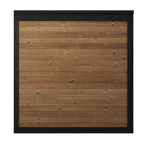 SaunaLife SaunaLife Garden Luxury-Series Model GL6 6-Person Outdoor Sauna with Glass Front Kit - Traditional Sauna