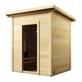 SaunaLife SaunaLife Garden-Series Model G2 4-Person Outdoor Home Sauna Kit - Traditional Sauna