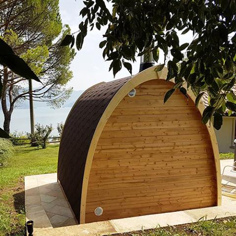 SaunaLife SaunaLife Garden-Series Model G3 Outdoor Home Sauna Kit - Traditional Sauna