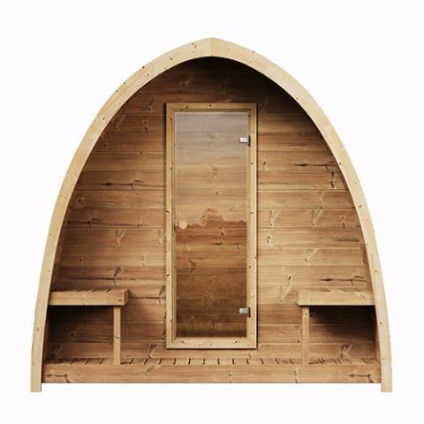 SaunaLife SaunaLife Garden-Series Model G3 Outdoor Home Sauna Kit - Traditional Sauna