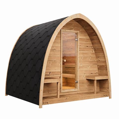SaunaLife SaunaLife Garden-Series Model G3 Outdoor Home Sauna Kit - Traditional Sauna