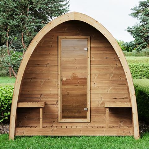 SaunaLife SaunaLife Garden-Series Model G3 Outdoor Home Sauna Kit - Traditional Sauna