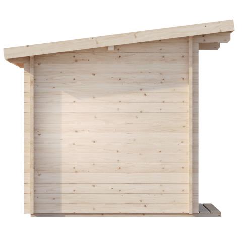 SaunaLife SaunaLife Garden-Series Model G4 6-Person Outdoor Home Sauna Kit - Traditional Sauna