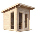 SaunaLife SaunaLife Garden-Series Model G4 6-Person Outdoor Home Sauna Kit - Traditional Sauna
