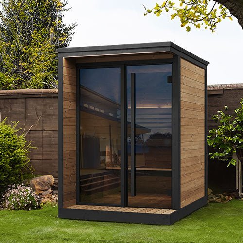 SaunaLife SaunaLife GL4 4-Person Sauna with Glass Front - Traditional Sauna