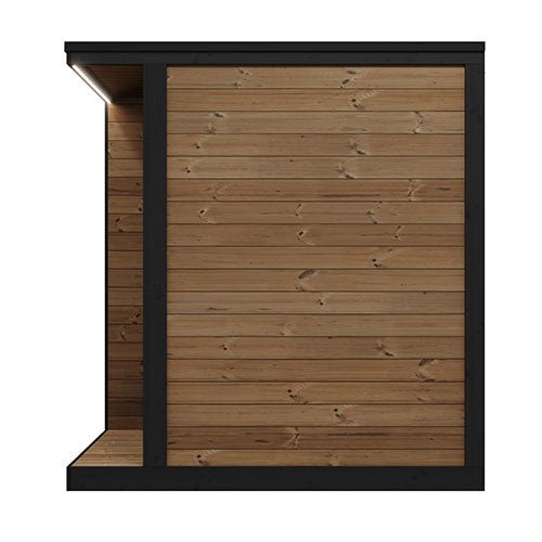 SaunaLife SaunaLife GL4 4-Person Sauna with Glass Front - Traditional Sauna