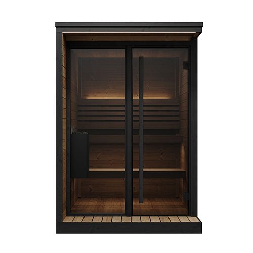 SaunaLife SaunaLife GL4 4-Person Sauna with Glass Front - Traditional Sauna