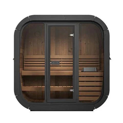 SaunaLife SaunaLife Model CL4G 3-Person Sauna with Glass Front - Traditional Sauna