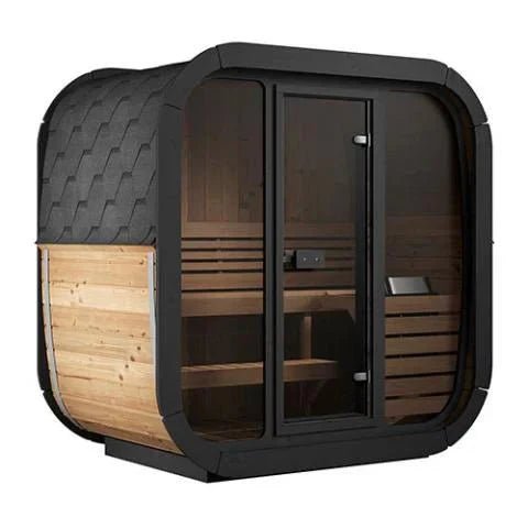SaunaLife SaunaLife Model CL4G 3-Person Sauna with Glass Front - Traditional Sauna