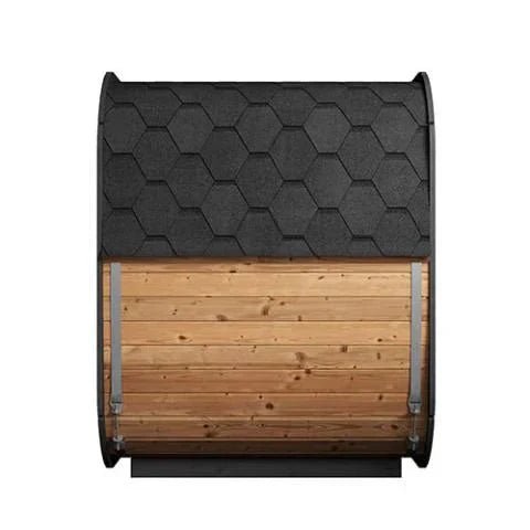 SaunaLife SaunaLife Model CL5G 4-Person Outdoor Sauna with Glass Front - Traditional Sauna