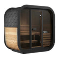 SaunaLife SaunaLife Model CL5G 4-Person Outdoor Sauna with Glass Front - Traditional Sauna
