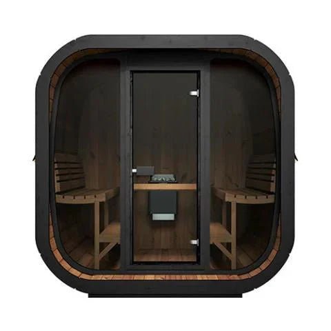 SaunaLife SaunaLife Model CL7G 6-Person Sauna with Glass Front - Traditional Sauna