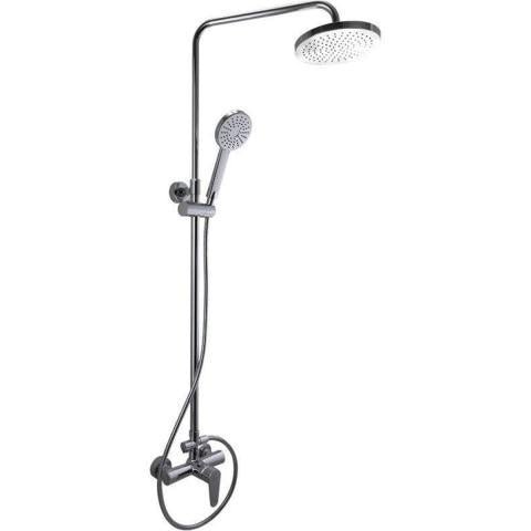 SaunaLife SaunaLife Rain-Series Model R3 Outdoor Barrel Shower Kit - Outdoor Shower