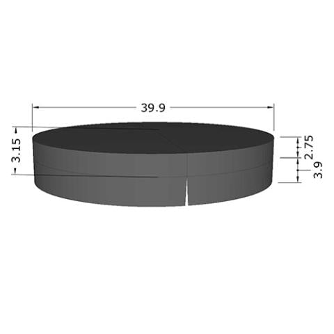 SaunaLife SaunaLife S1 Series Immersion Plunge Tub Cover - Plunge Accessories
