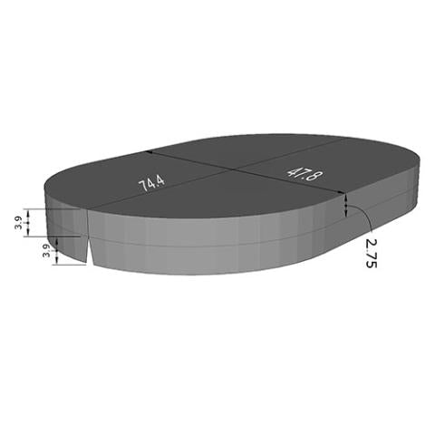 SaunaLife SaunaLife S2 Series Immersion Plunge Tub Cover - Plunge Accessories
