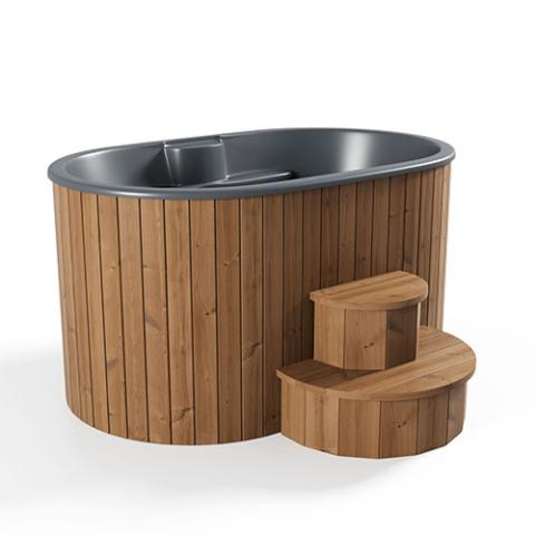 SaunaLife SaunaLife Soak-Series Model S2N 2-Person Cold/Hot Immersion Tub - Cold & Hot Plunge