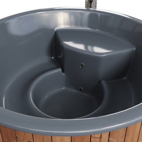 SaunaLife SaunaLife Soak-Series Model S6N 7-Person Wood-Burning Hot Tub - Hot Tubs