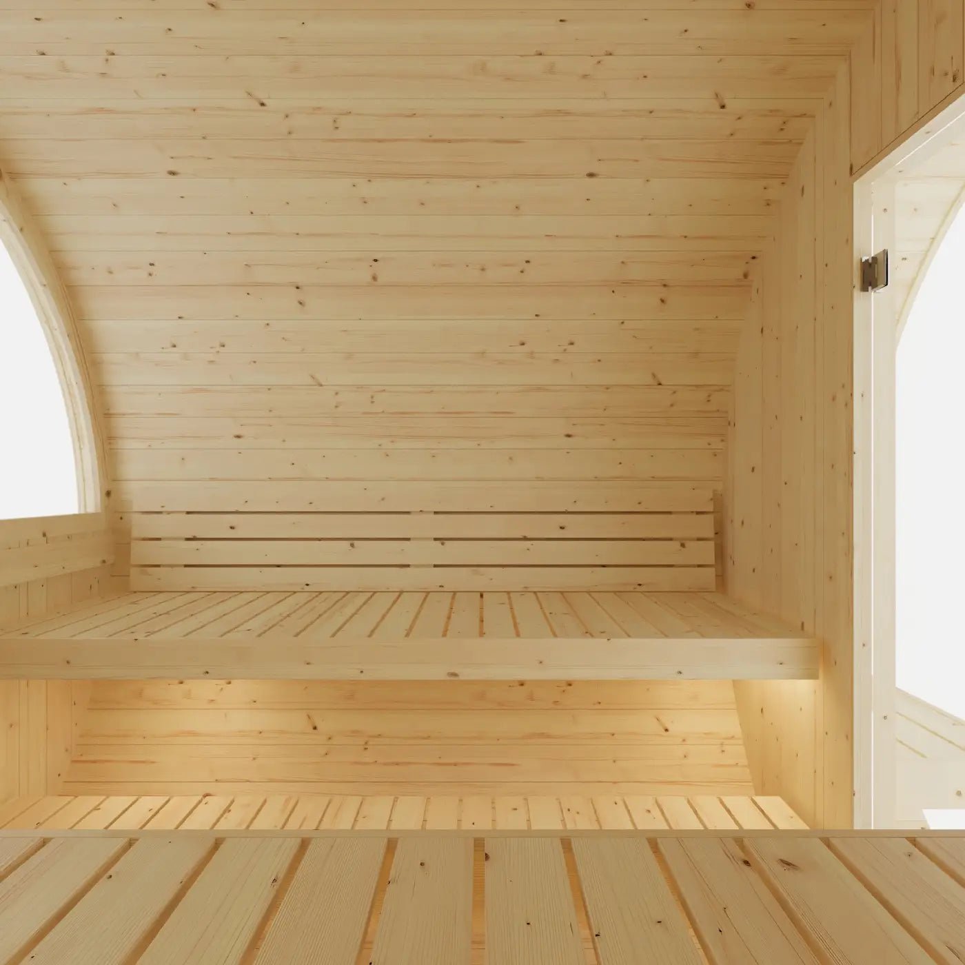 Finnish Sauna Builders Tampere Finnish Barrel Outdoor Sauna with WiFi Heater By Finnish Sauna Builders - Traditional Sauna