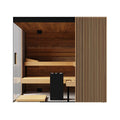 ThermaSol ThermaSol Aalto 4-Person Indoor Semi Panoramic Glass Sauna Cabin - Traditional Sauna