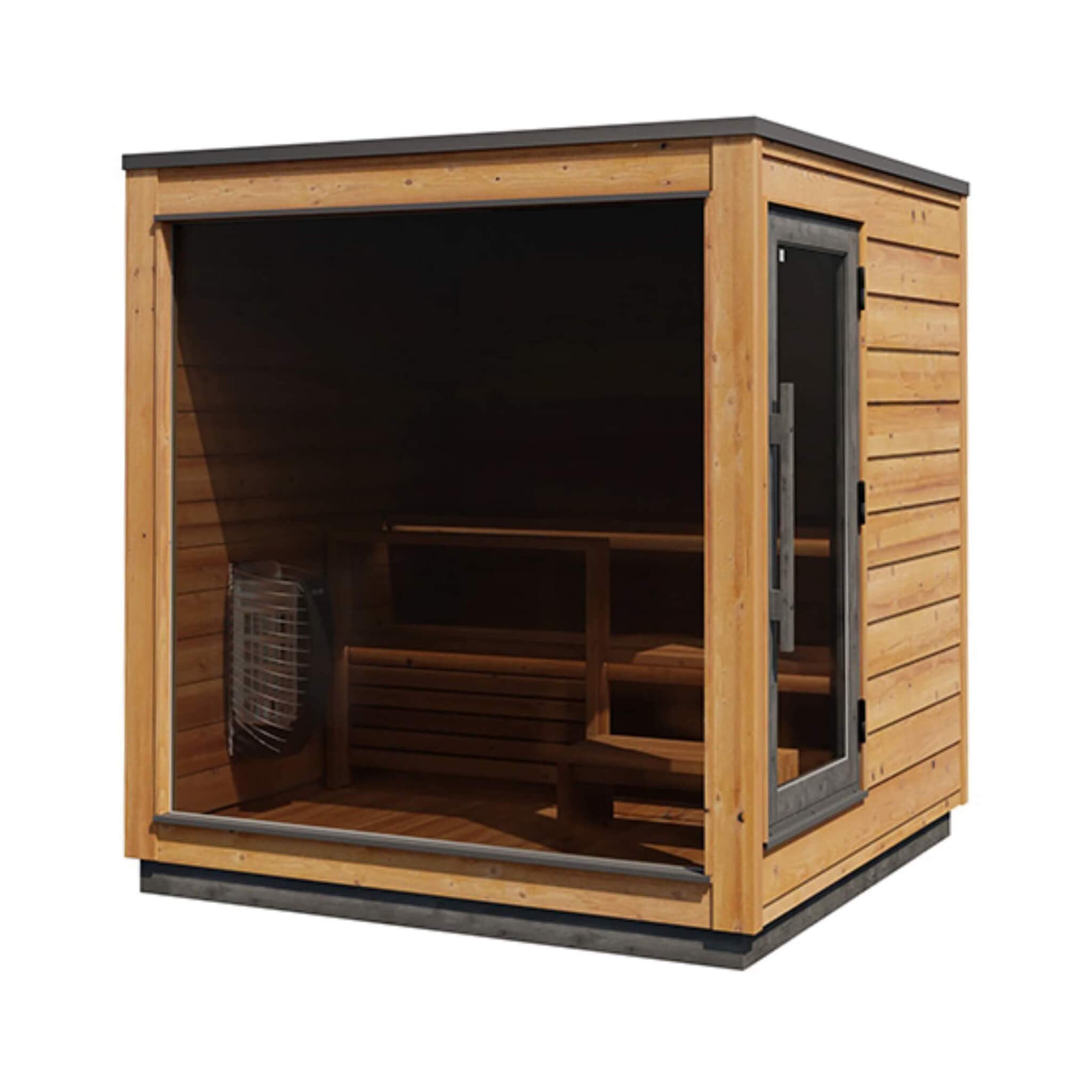ThermaSol ThermaSol Nordic Dawn 4-Person Fully-Assembled Outdoor Sauna Cabin - Traditional Sauna