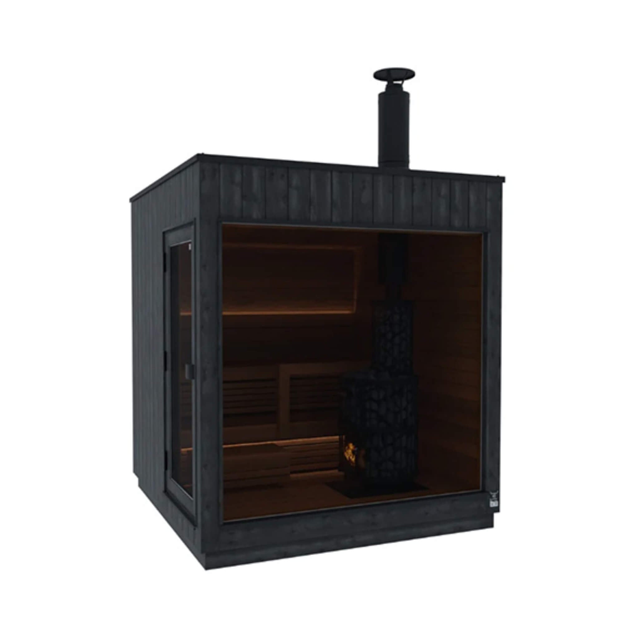 ThermaSol ThermaSol Nordic Misty Fully-Assembled Outdoor Modular Sauna Cabin - Traditional Sauna