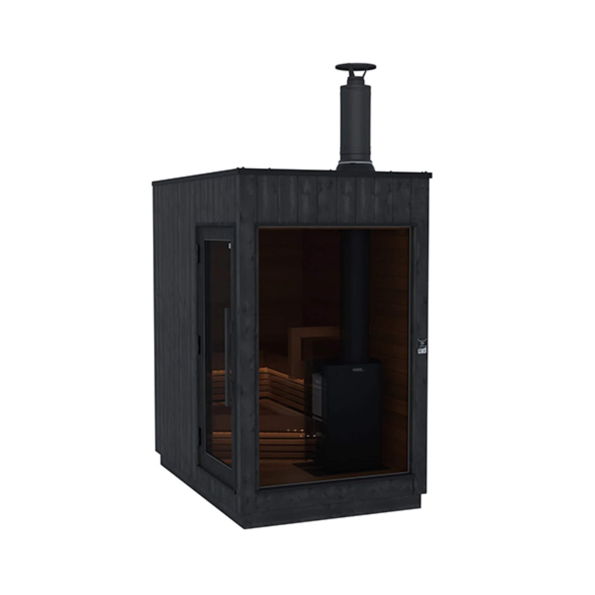 ThermaSol ThermaSol Nordic Misty Fully-Assembled Outdoor Modular Sauna Cabin - Traditional Sauna