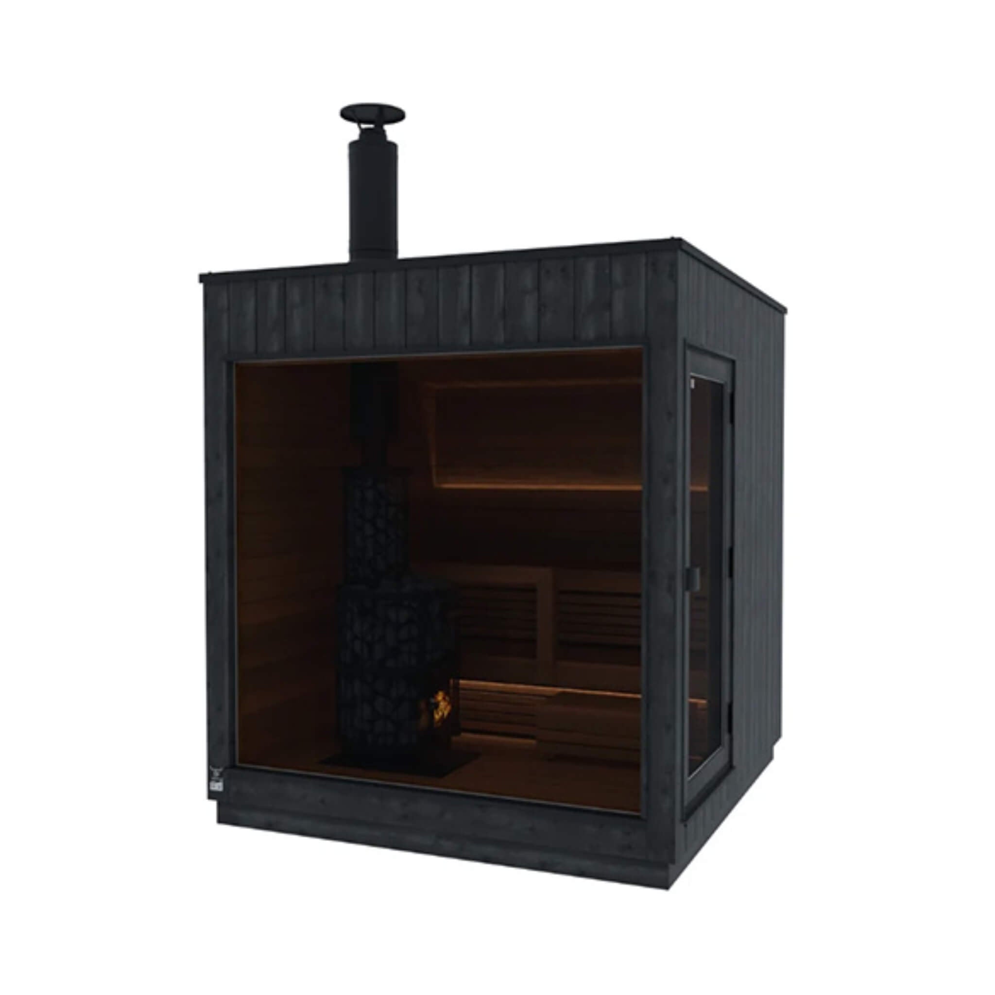 ThermaSol ThermaSol Nordic Misty Fully-Assembled Outdoor Modular Sauna Cabin - Traditional Sauna