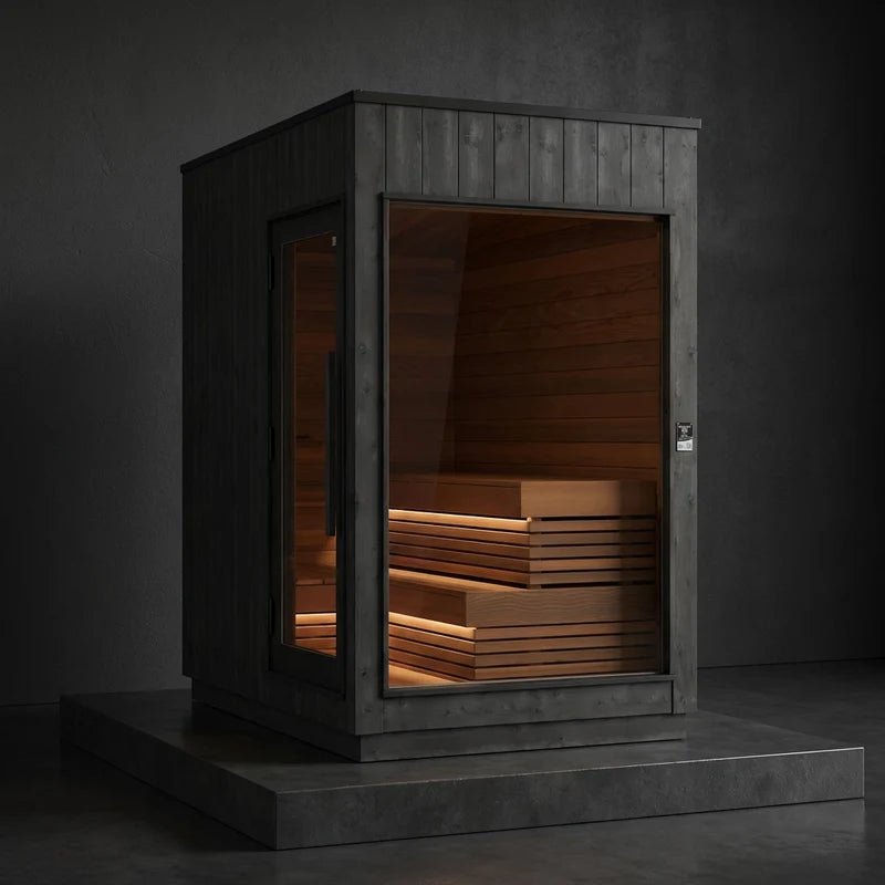 ThermaSol ThermaSol Nordic Misty Fully-Assembled Outdoor Modular Sauna Cabin - Traditional Sauna
