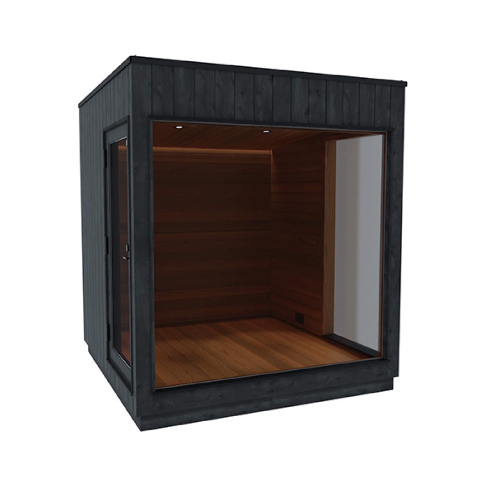 ThermaSol ThermaSol Nordic Misty Medium 1-Entrance Outdoor Sauna Lounge - Lounge