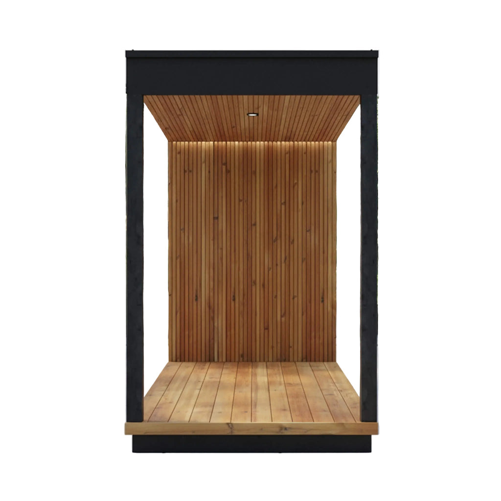 ThermaSol ThermaSol Nordic Misty Outdoor Fully-Assembled Wood Terrace - Terrace