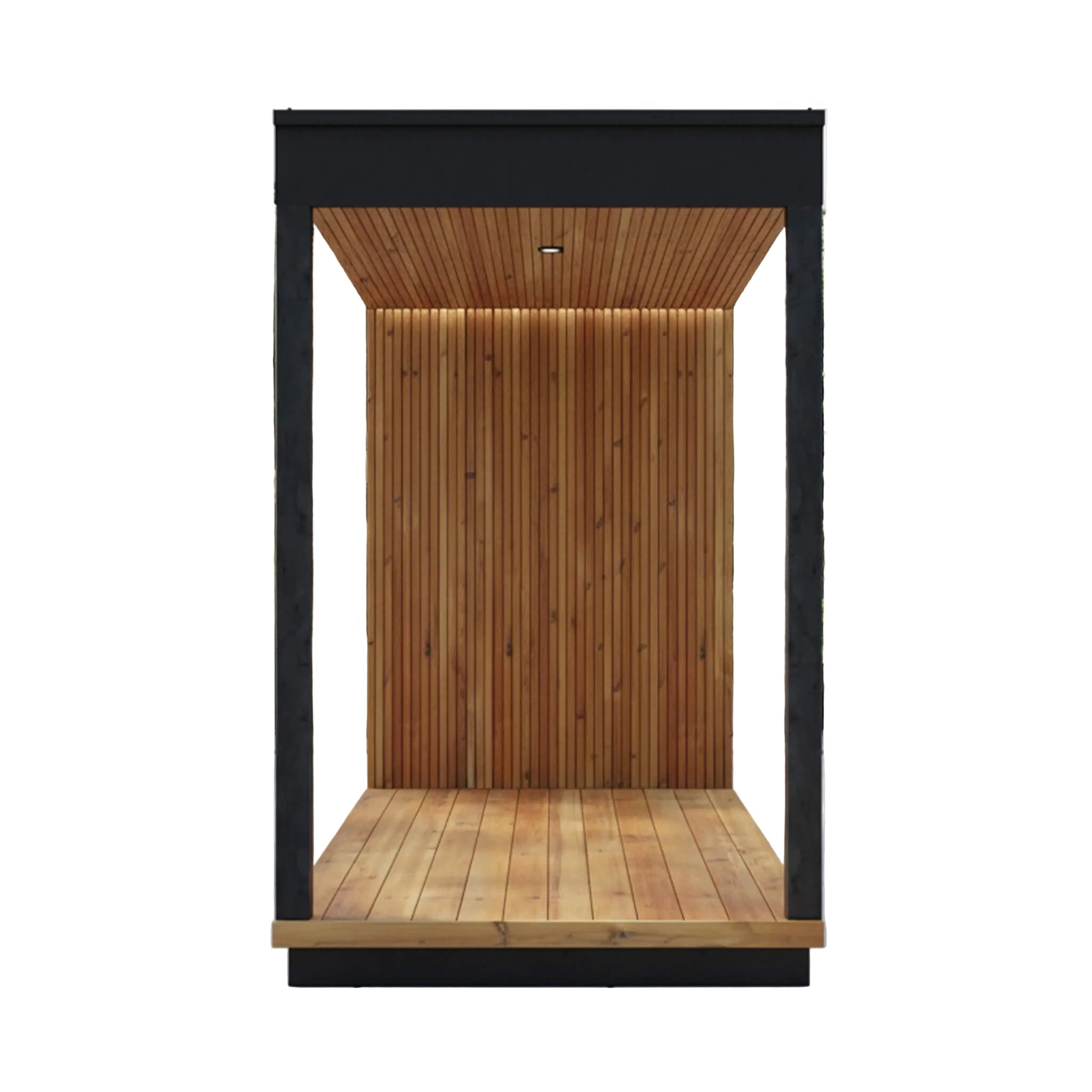 ThermaSol ThermaSol Nordic Misty Outdoor Fully-Assembled Wood Terrace - Terrace