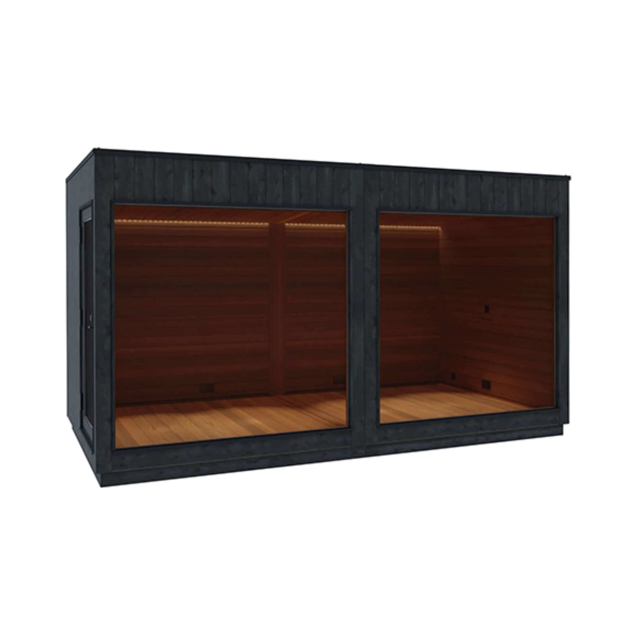 ThermaSol ThermaSol Nordic Misty XL 1-Entrance Outdoor Sauna Lounge - Lounge