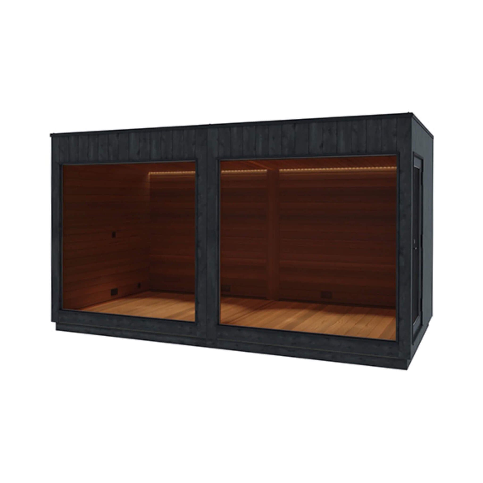 ThermaSol ThermaSol Nordic Misty XL 1-Entrance Outdoor Sauna Lounge - Lounge