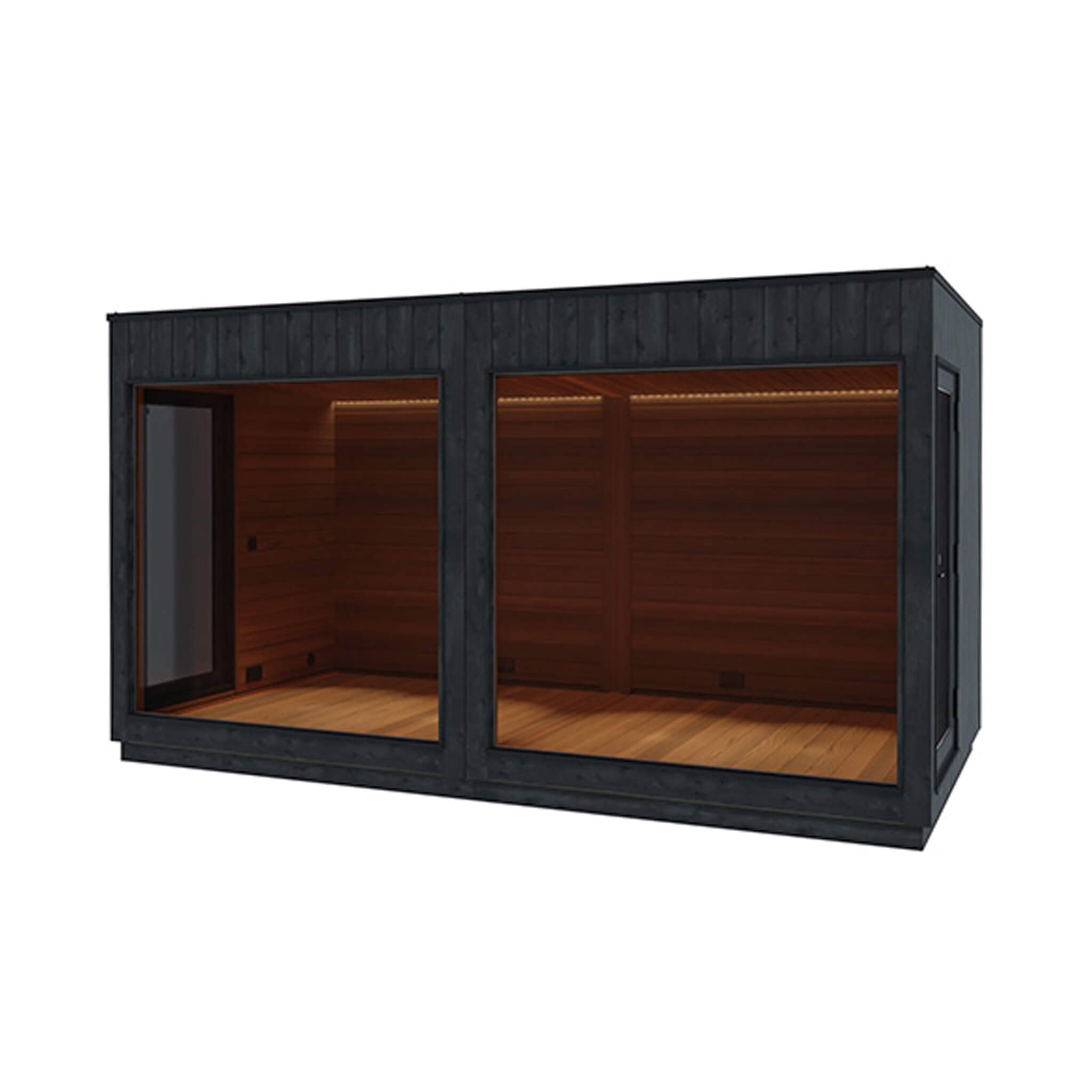 ThermaSol ThermaSol Nordic Misty XL 2-Entrance Outdoor Sauna Lounge - Lounge