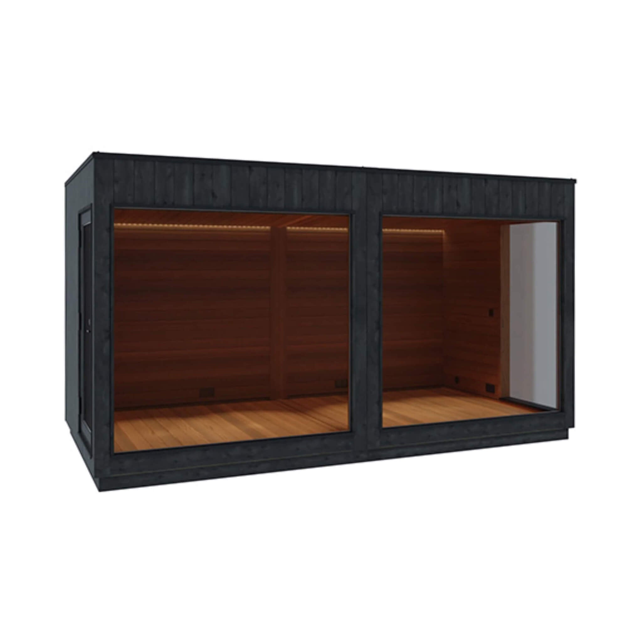 ThermaSol ThermaSol Nordic Misty XL 2-Entrance Outdoor Sauna Lounge - Lounge