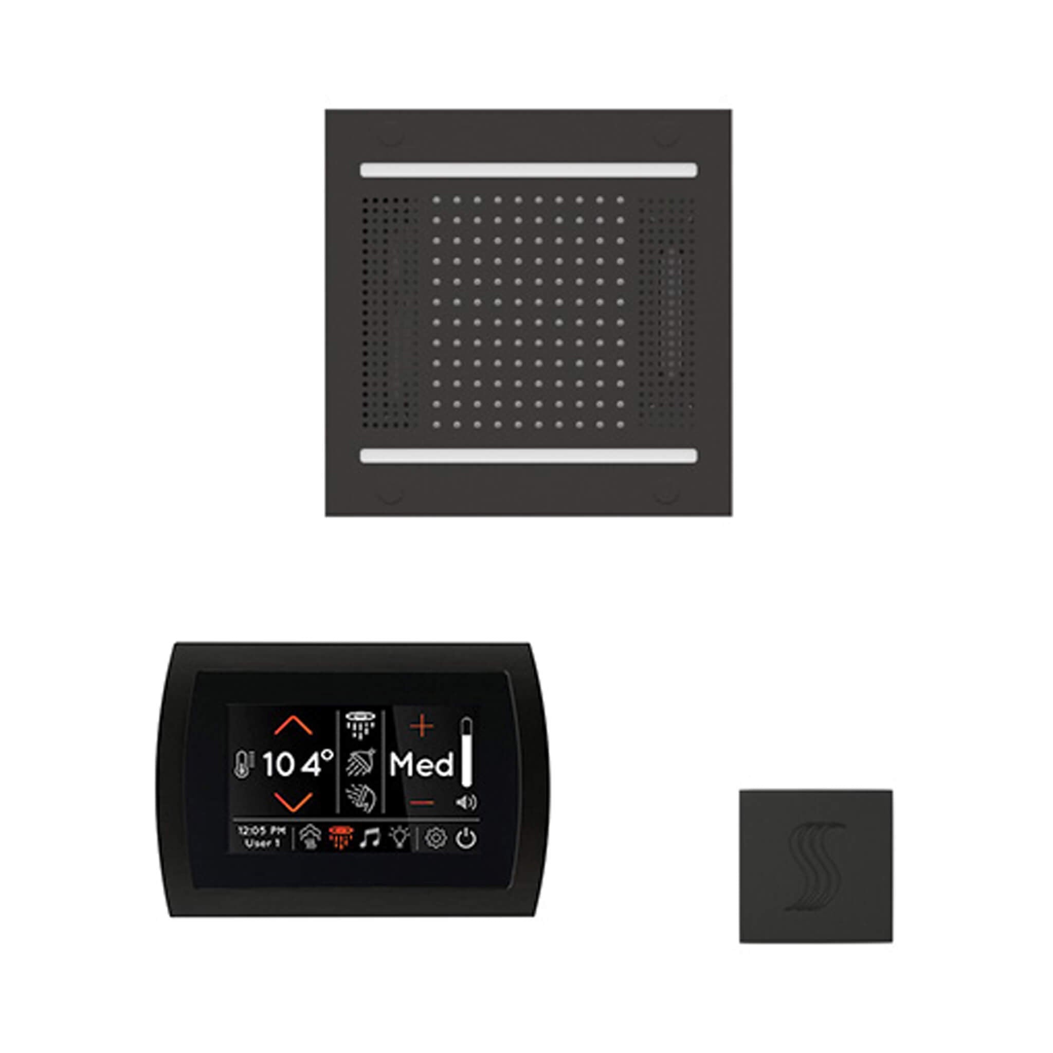 ThermaSol ThermaSol SignaTouch 5 Control Package With HydroVive Rainhead - Steam Showers