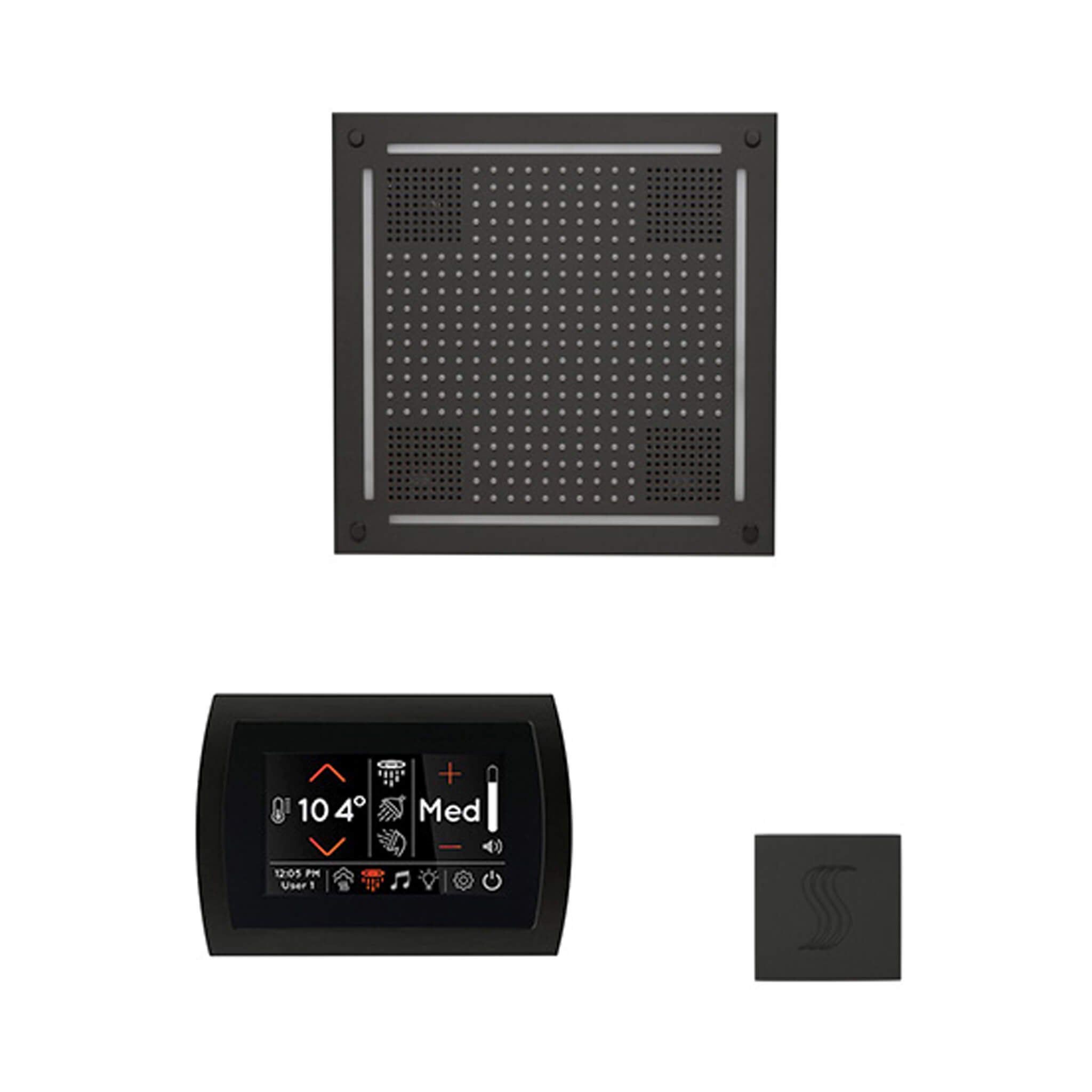 ThermaSol ThermaSol SignaTouch 5 Control Package With HydroVive Rainhead - Steam Showers