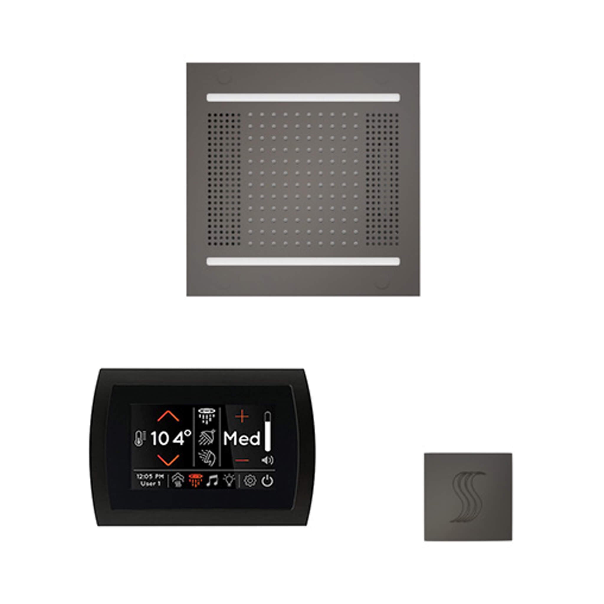 ThermaSol ThermaSol SignaTouch 5 Control Package With HydroVive Rainhead - Steam Showers
