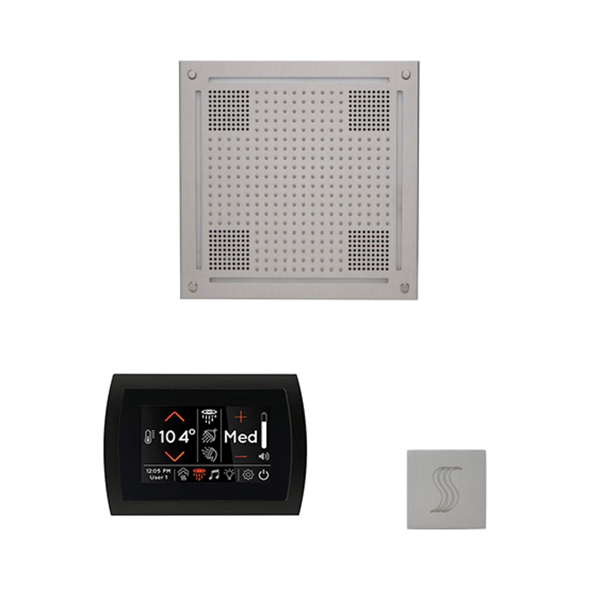 ThermaSol ThermaSol SignaTouch 5 Control Package With HydroVive Rainhead - Steam Showers
