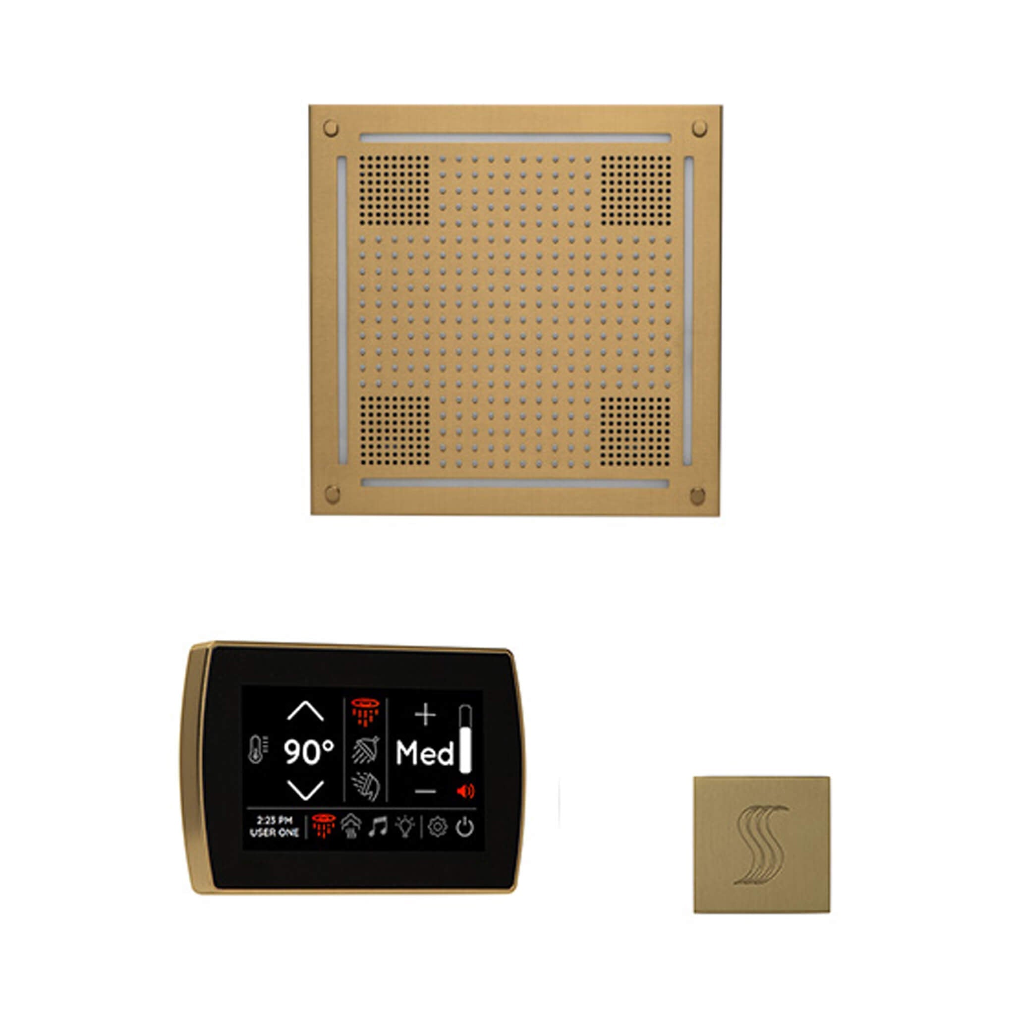 ThermaSol ThermaSol SignaTouch 5 Control Package With HydroVive Rainhead - Steam Showers