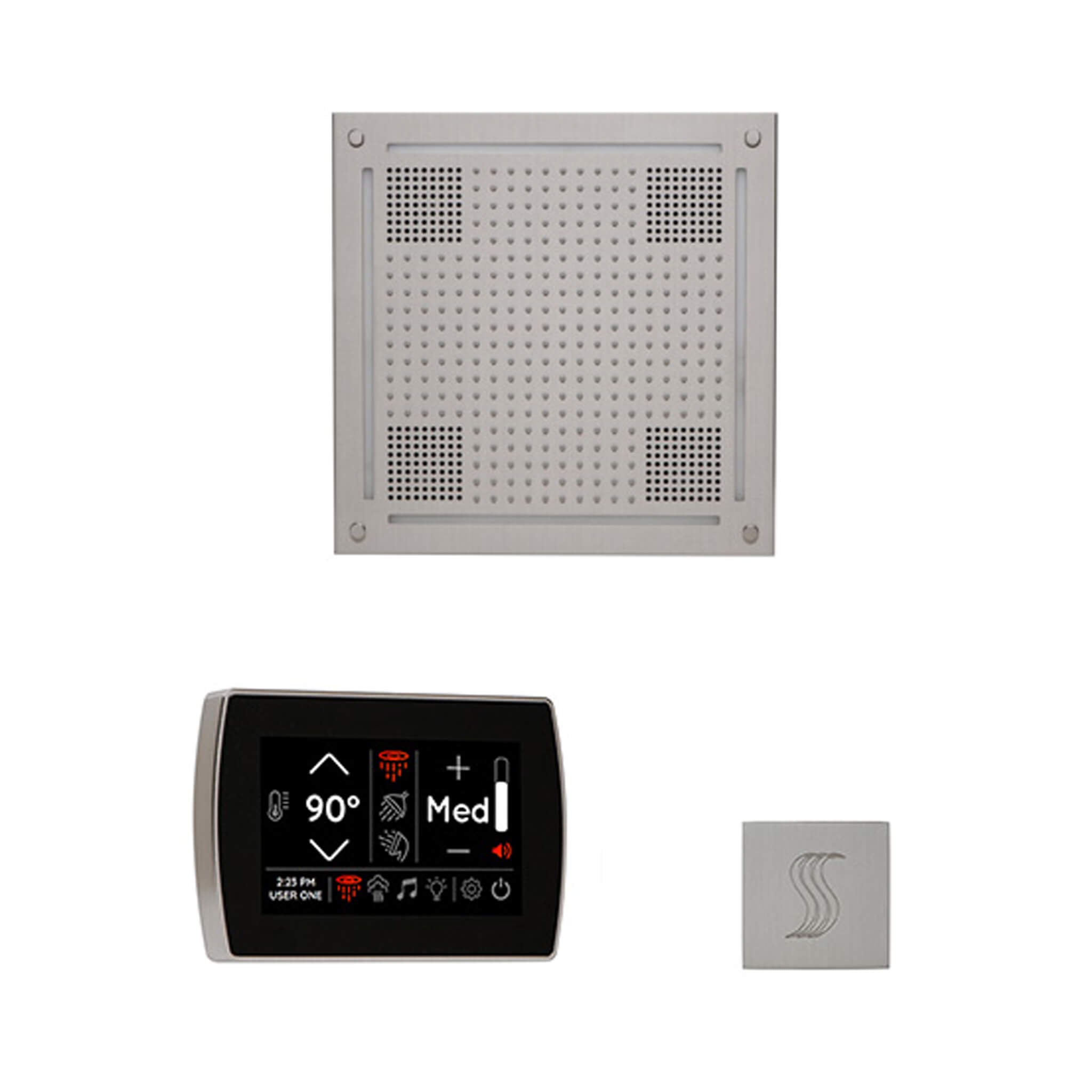 ThermaSol ThermaSol SignaTouch 5 Control Package With HydroVive Rainhead - Steam Showers