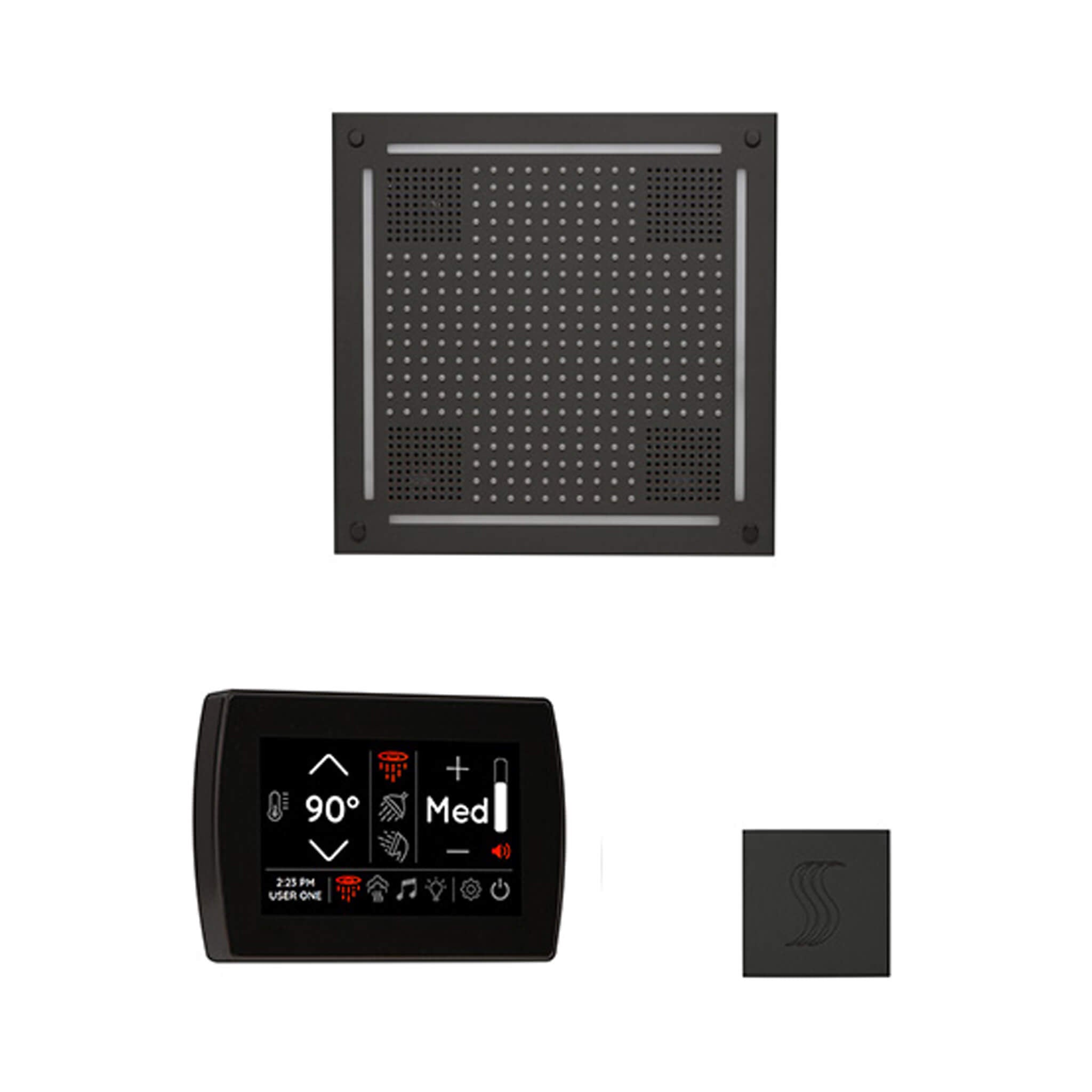 ThermaSol ThermaSol SignaTouch 5 Control Package With HydroVive Rainhead - Steam Showers