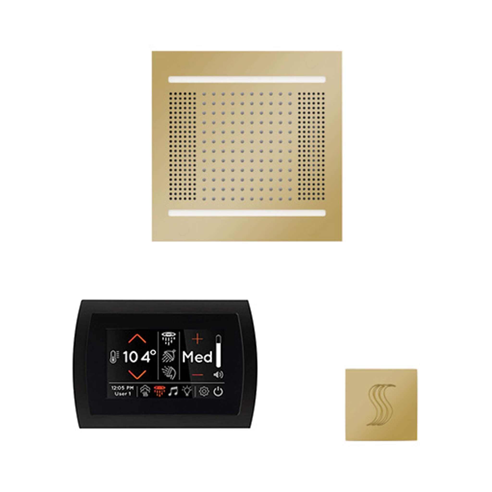 ThermaSol ThermaSol SignaTouch 5 Control Package With HydroVive Rainhead - Steam Showers