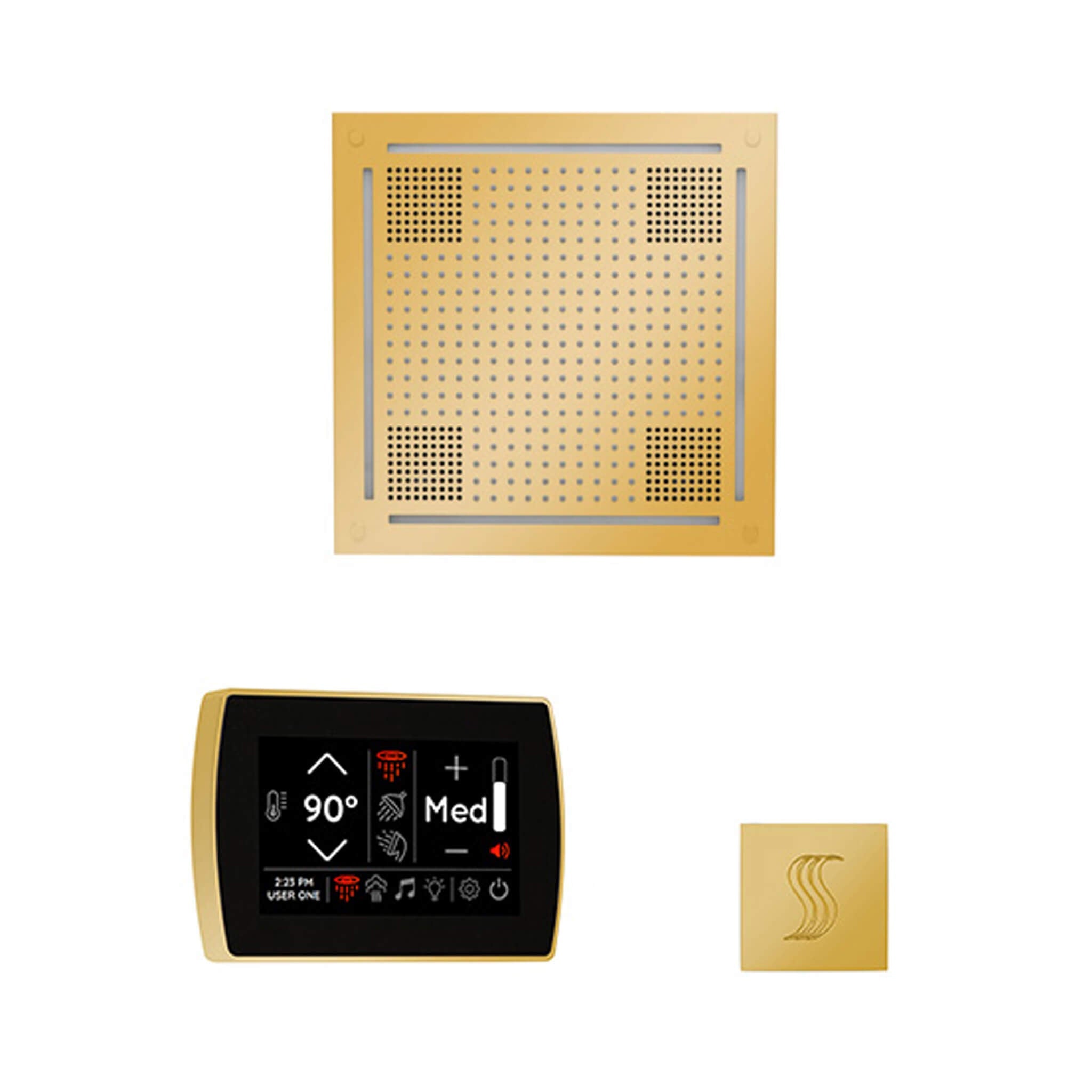 ThermaSol ThermaSol SignaTouch 5 Control Package With HydroVive Rainhead - Steam Showers