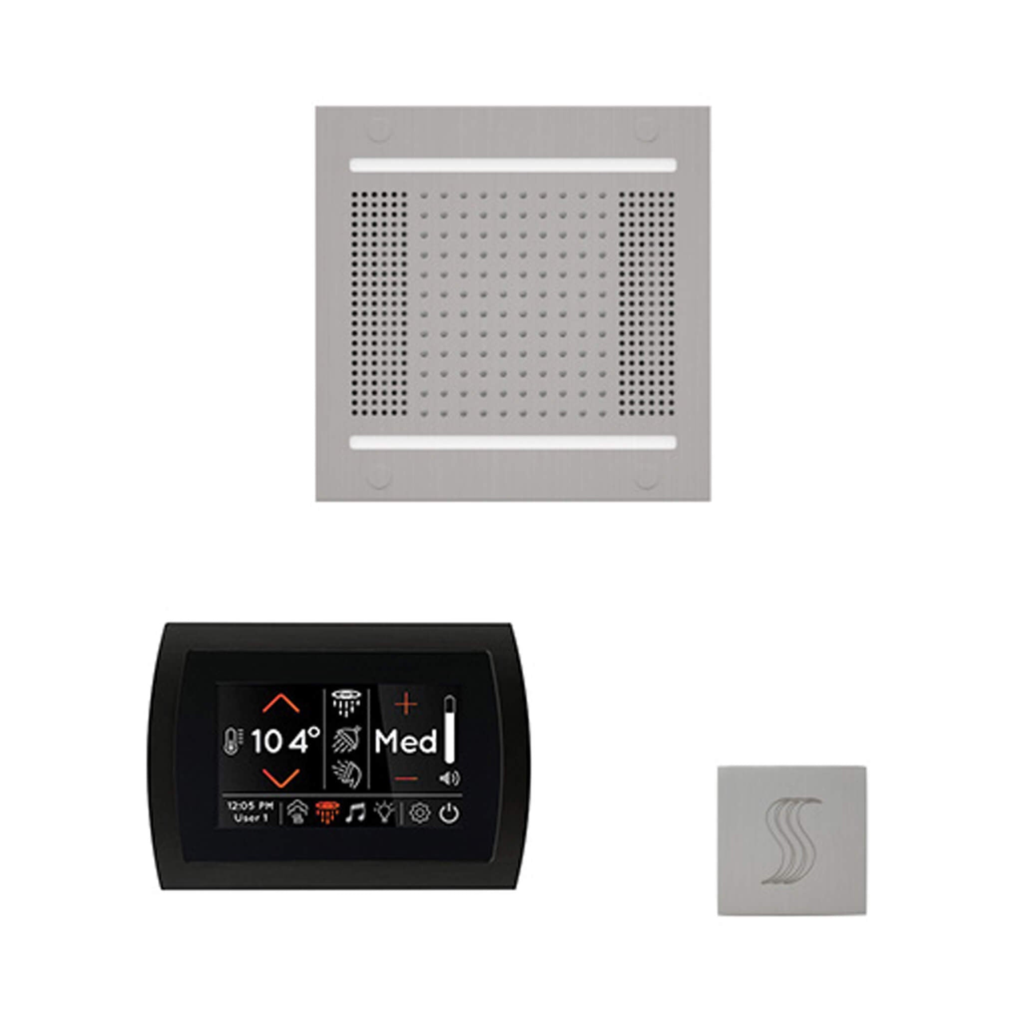 ThermaSol ThermaSol SignaTouch 5 Control Package With HydroVive Rainhead - Steam Showers