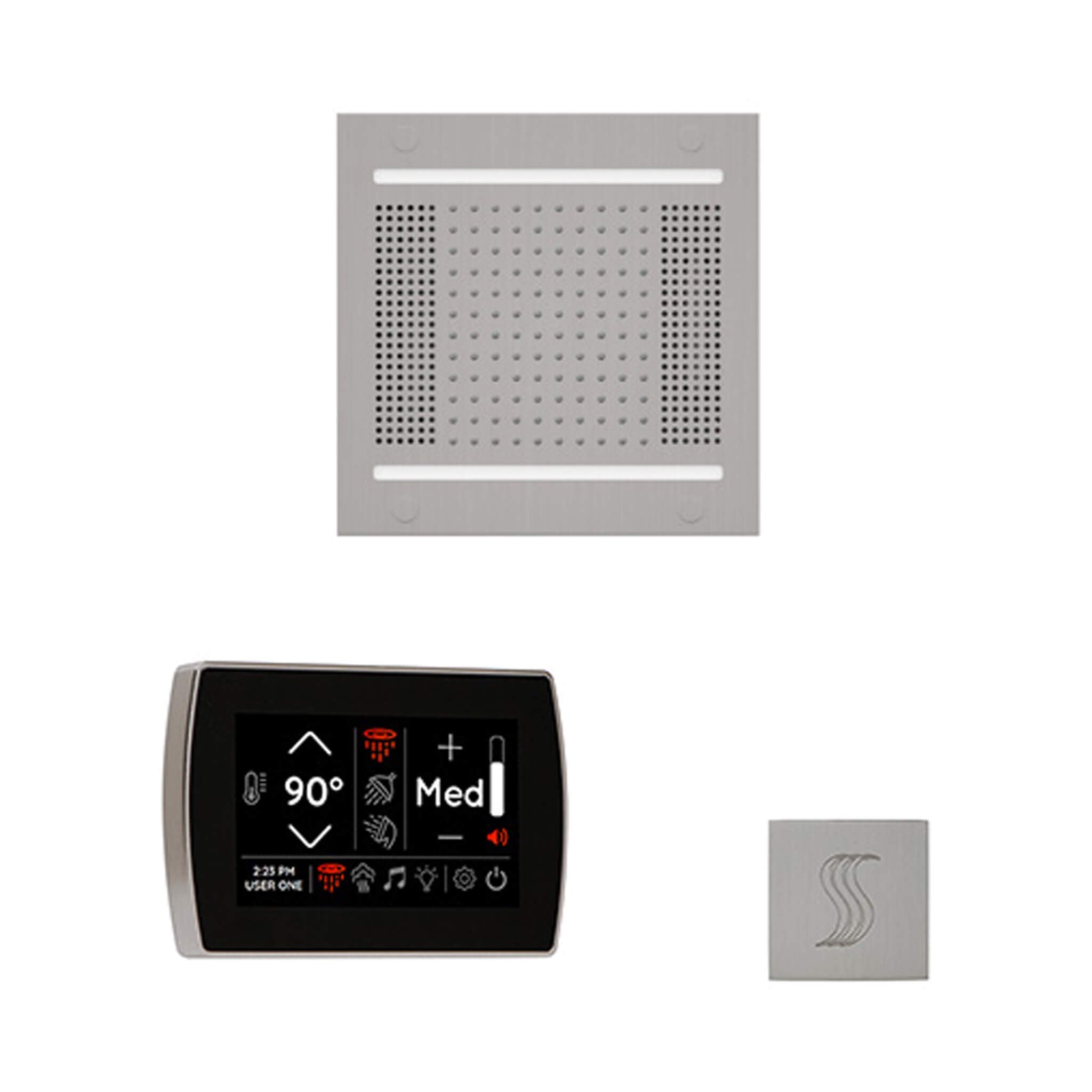 ThermaSol ThermaSol SignaTouch 5 Control Package With HydroVive Rainhead - Steam Showers