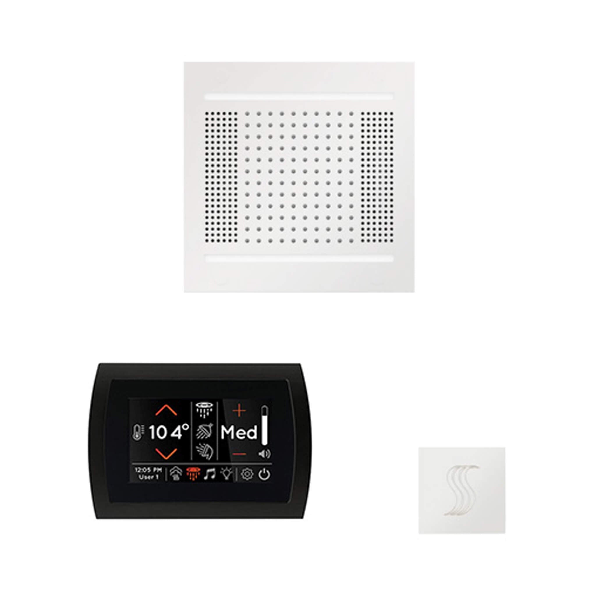 ThermaSol ThermaSol SignaTouch 5 Control Package With HydroVive Rainhead - Steam Showers