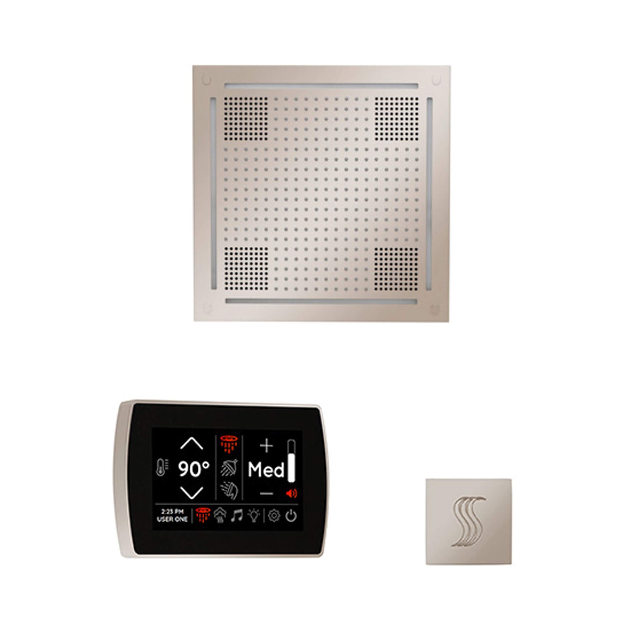 ThermaSol ThermaSol SignaTouch 5 Control Package With HydroVive Rainhead - Steam Showers